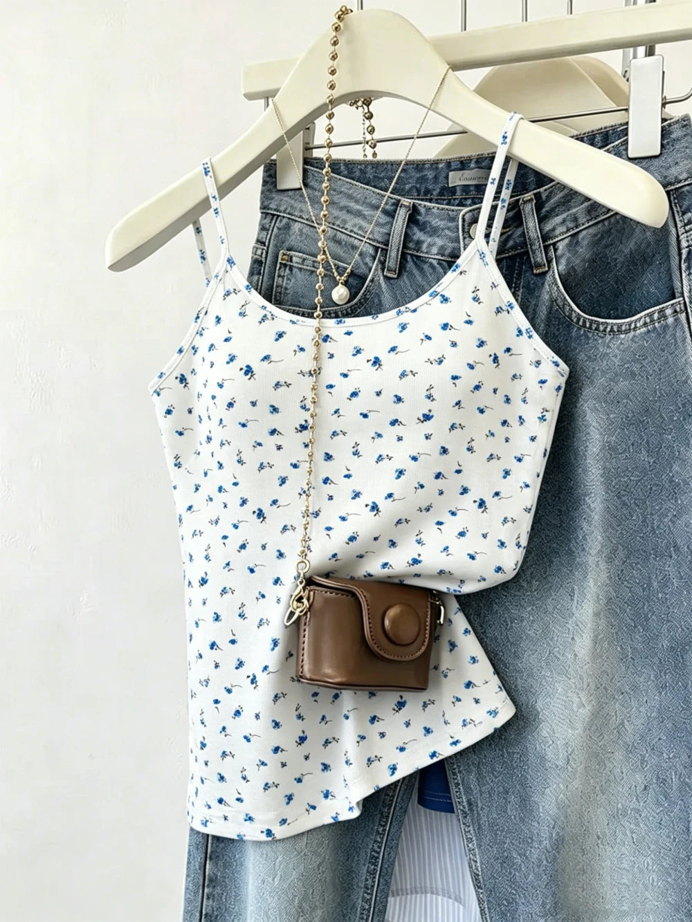 Floral Print Spaghetti Strap Camisole